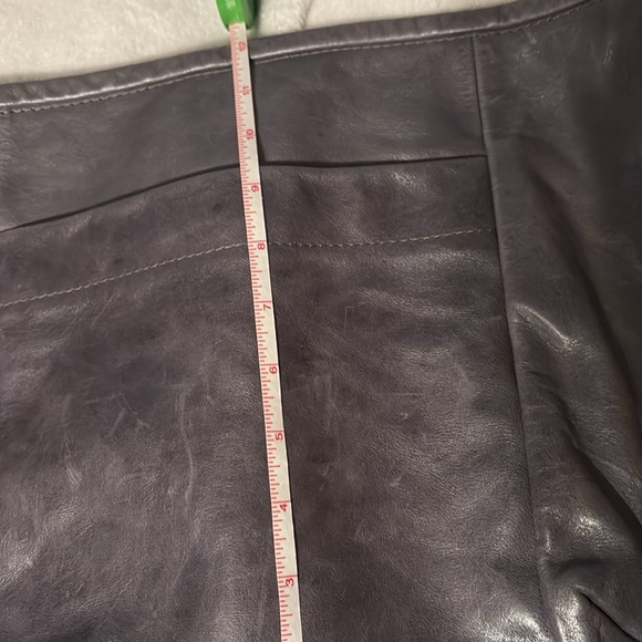 Elegant gray  rough and tumble Leather Shoulder Bag Hartley in concord - Picture 7 of 11